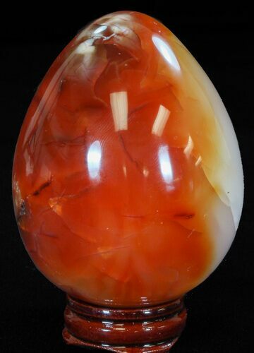 Colorful Carnelian Agate Egg #41196